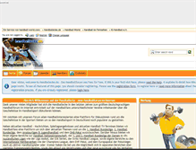 Tablet Screenshot of handballecke.de